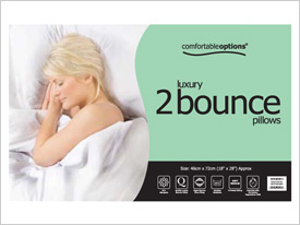 Easycomfort Twin Pack Super Bounce Green Pillow