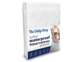 2ft6 Small Singe The Sleep Shop Quilted Waterproof Mattress Protector