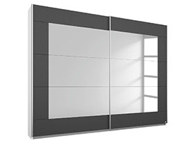Rauch Alegro Wardrobe - Sliding Two Door with Mirror 271cm x 210cm - 5115