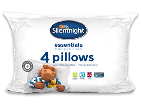 Silentnight Hollowfibre Pillow 4 Pack